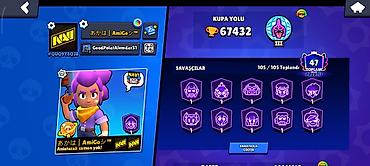 Искусство и коллекционирование: Brawl Stars oyun hesabı TƏCİLİ satılır təxmini 67 500 kupa. Hesab tək — 1