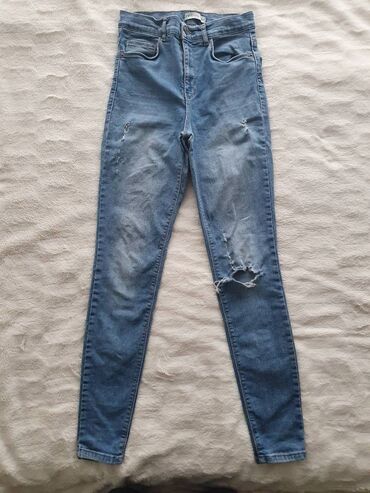 pepe jeans jakna zenska: Lc Waikiki poderane slim fit farmerke 26/36. Struk 32 cm, dubina