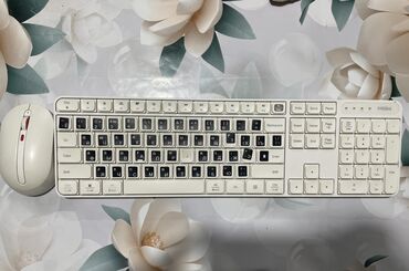 компьютерные мыши a4tech: Беспроводной комплект MIIIW: клавиатура + мышь - Полноразмерная