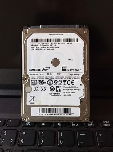 250 gb hard disk: Samsung 1TB hard disk 2.5"
Əla vəziyyətdə — 1