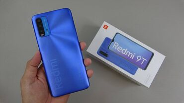 Xiaomi: Xiaomi Redmi 9T, 64 GB, rəng - Göy, 
 Sensor, Barmaq izi, İki sim kartlı