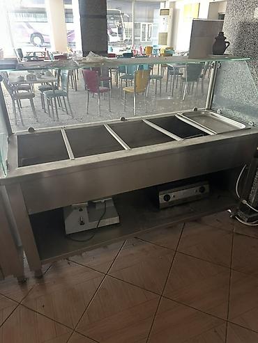 sumqayitda resdarana: İctimai iaşə üçün paslanmayan poladdan hazırlanmış isti bufet/benmari — 1