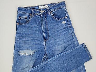 proste jeansy: Bershka, Jeansy damskie, rozmiar S — 1