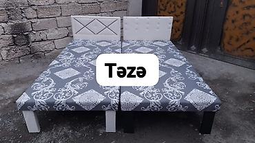 stul ev: Təzə çarpayılar. 1 nəfərlik çarpayılar 60manat. 2 nəfərlik taxt — 3