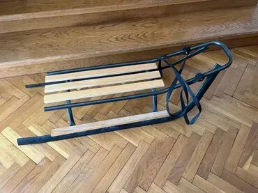 Ostali zimski sportovi: *** AKCIJA *** #2292 Kvalitetne Metalne Sanke 110cm; Dimenzije: L 110 — 1