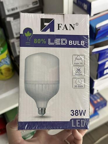 Светодиодная лампа FAN LED Bulb 38W. Мощная LED-лампа для яркого