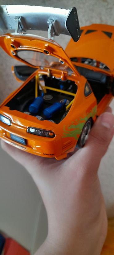 İdman və hobbi: Toyota Supra 1:24 Miqyas Təzədir Səsli və İşıqlı Hər yeri açılır — 4