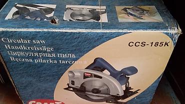 elektrik misari: Sirkulyar mişar 1500 WT, diskin diametri- 185 mm. Güclü işləyir. İndi — 3
