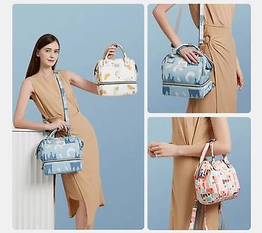 мужской одежды: Сумка-термос/органайзер для мамы и малыша - Двухъярусная конструкция — 4