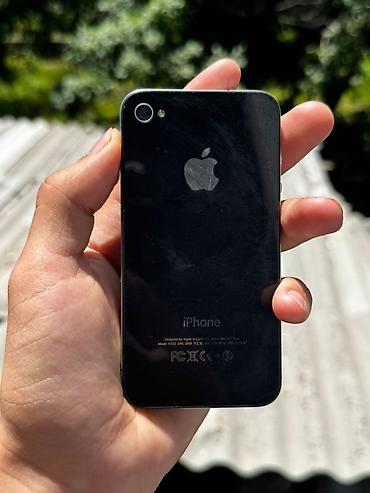 Apple iPhone: IPhone 4, Б/у, < 16 ГБ, Черный, Кабель — 9
