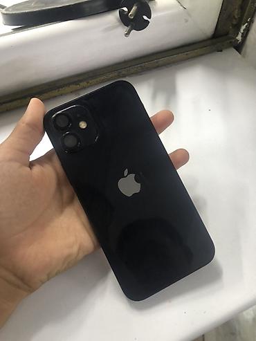 IPhone 12 mini, Б/у, 128 ГБ, Черный, Зарядное устройство, Защитное стекло, Чехол, 80 %