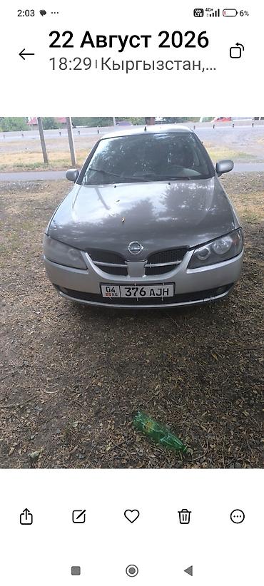 комфорт машина: Nissan Sunny: 2006 г., 1.5 л, Механика, Бензин, Седан — 3