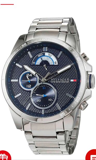 fossil часы: Классикалык саат, Tommy Hilfiger, Титан, Швейцария, Суу өткөрбөөчү, Секунда өлчөгүч, Асыл нуска, Эркектердики, Жаңы