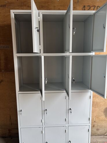 Шкафы для раздевалки: Шкаф для раздевалки, Новый, Другой материал — 12