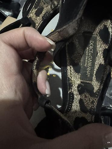 leopard 5: Туфли, 37, Dolce & Gabbana, Б/у, цвет - Черный — 2