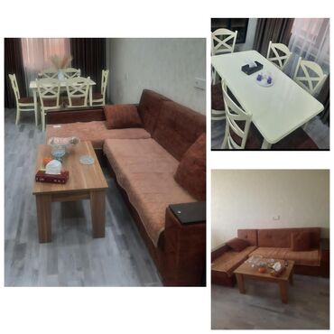 maşın şekli: Kunc divan+masa 6 oturacaq 400azn. Ayri satilmir .divan bazalidi