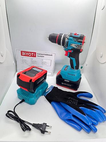 35 bit: Аккумуляторная бесщеточная дрель-шуруповерт BIYOTI BYT-CDP105C — 6
