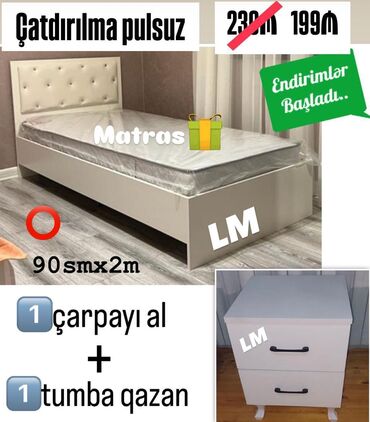 Təmir və tikinti: Yeni, Təknəfərlik çarpayı, Matras ilə