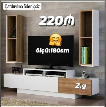 art line мебель: TV stend yeni qonaq otağı mebeli
