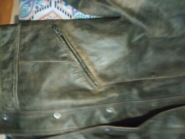 Kurtkalar: HUGO BOSS kişi dəri gödəkcə - Material: qalın, təbii dəri — 15