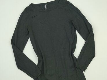 czarna sukienki midi z rozcięciem: Dress, XS (EU 34), condition - Very good