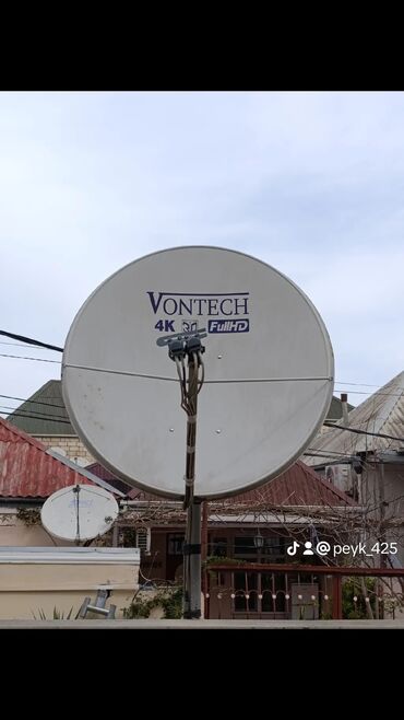 тв тюнер для телевизора: VONTECH peyk anten sistemi 051-728-07-26. - Model: VONTECH 4K Full HD