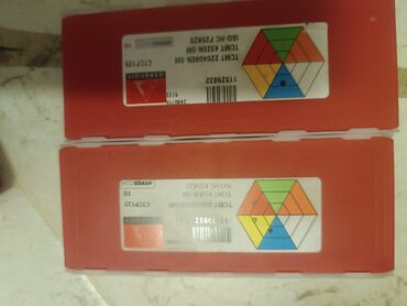 Digər alətlər: Torna və frezə üçün kəsici lövhəciklər (karbid insertlər) komplekti - — 9