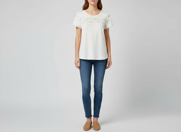basicowe bluzki: H&M, Жіноча блуза, розмір XS