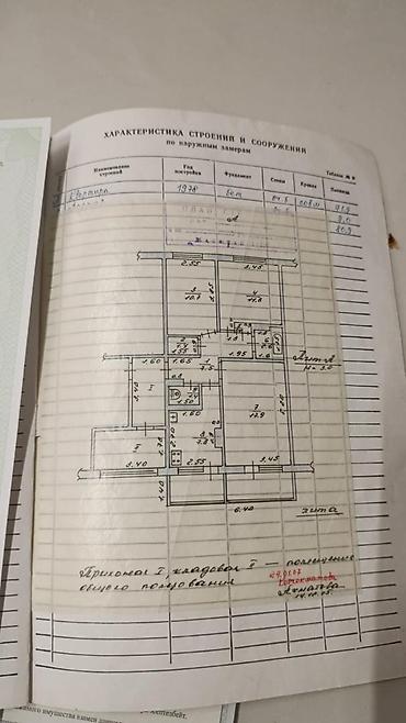 106 серия квартир: 3 комнаты, 76 м², Юг-2 мкр 106 серия, 2 этаж — 1