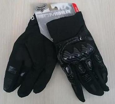 Oprema za bicikliste: Motociklističke zaštitne rukavice – crne, duge - Ojačani štitnici na — 15