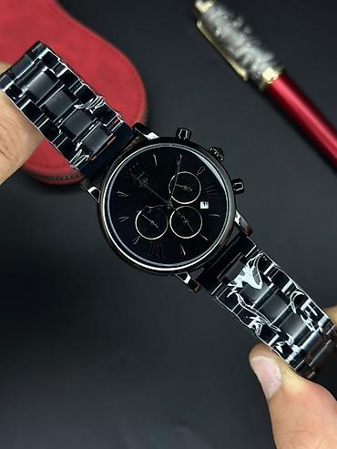 baş: Klassik xronoqraf dizaynlı kişi qol saatı - Brend üslubu: Patek — 4