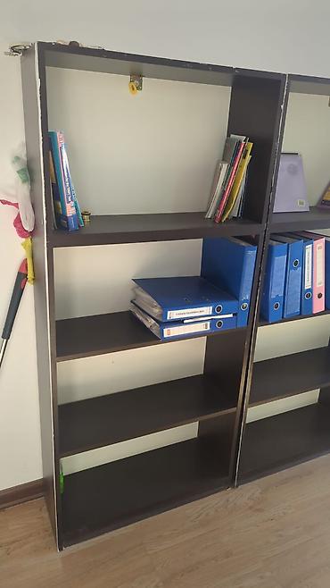kitab dolabi: Ofis üçün kitab rəfi / sənəd dolabı - Material: laminat/MDF tipli — 1