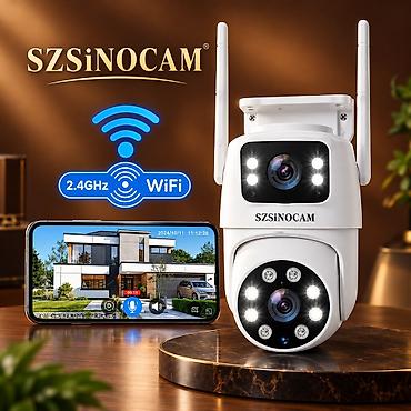 kamera foto: Təhlükəsizlik kameraları 📹 SZSINOCAM 2 Linzalı Wi-Fi Təhlükəsizlik — 1