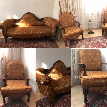 Uşaq və gənc otağı üçün dəstlər: Divan, 2 kreslo