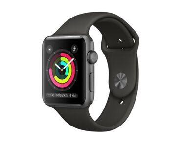 Смарт-часы: СРОЧНО ПРОДАЮ!!! оригинал(apple watch series 3 38mm black) с зарядкой