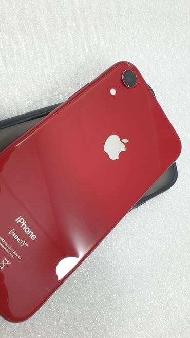 iphone xr новый: IPhone Xr, Б/у, 64 ГБ, Красный, Чехол, 82 %