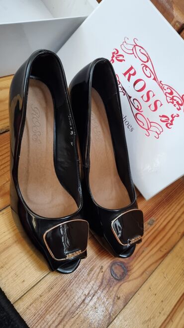 женские прозрачные туфли: Туфли, Derimod, Размер: 37, цвет - Черный, Новый