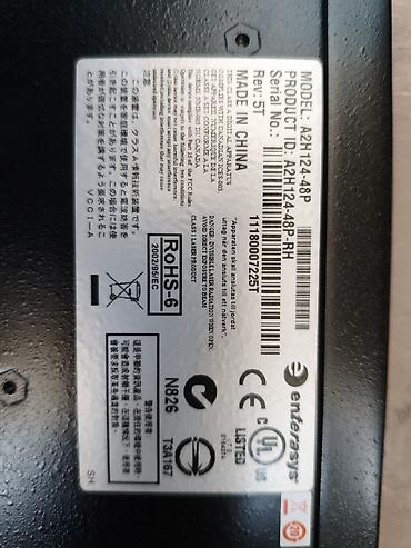 svic: Enterasys A2H124-48P idarə olunan şəbəkə sviçi - Model: A2H124-48P — 1