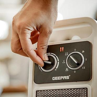 radiatrlar: Kalorifel tipli qızdırıcı Geepas GRH 28530 2000W 23m² . ENDİRİM — 9