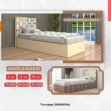 Çarpayılar: Yeni, Təknəfərlik çarpayı, Bazasız, Matras ilə, Siyirməsiz, Azərbaycan — 2