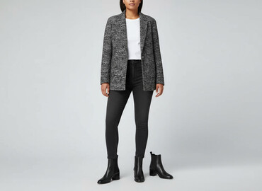 sukienki marynarkowe: H&M, Піджак жіночий, розмір 2XL