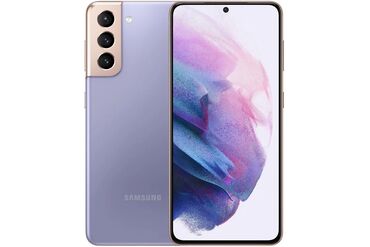 игровой монитор: Samsung Galaxy S21, Колдонулган, 256 ГБ, түсү - Кызгылт көк, 1 SIM