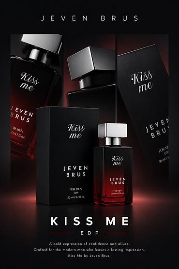 bustqalter: Orginal Jeven Brus “Kiss Me” – kişi üçün Eau de Parfum - Həcm: 50 ml — 6