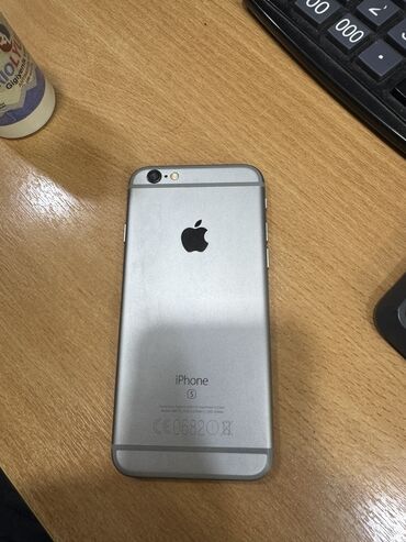 Apple iPhone: IPhone 6s, 16 GB, Natural Titanium, Barmaq izi