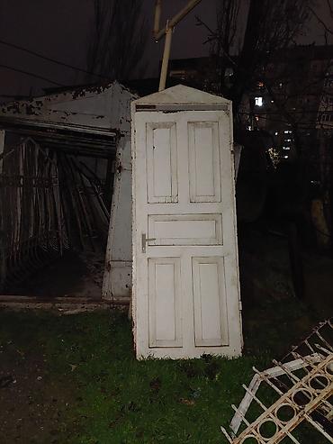 Həyət darvazaları: Məhsul: Dəmir darvaza və taxta qapılar dəsti Təsvir: - İki paylı — 1