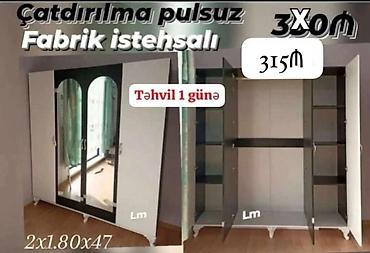 bar stoyka: Yeni, 4 qapılı, Güzgülü, Ağ, Açılan, Düz dolab — 1