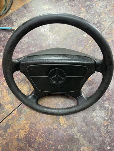 гелик на штампах: Руль Mercedes-Benz 1995 г., Б/у, Оригинал, Германия