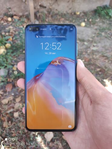 макбук эир м3: Huawei P40 4G, Б/у, 128 ГБ, цвет - Голубой, 2 SIM