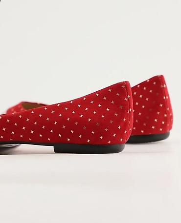 baletka: Baletkalar, Zara, Ölçü: 36, rəng - Qırmızı, Yeni — 2