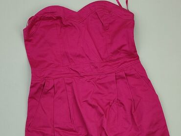 czerwona sukienki welurowa: Sukienka, M, H&M, stan - Bardzo dobry
